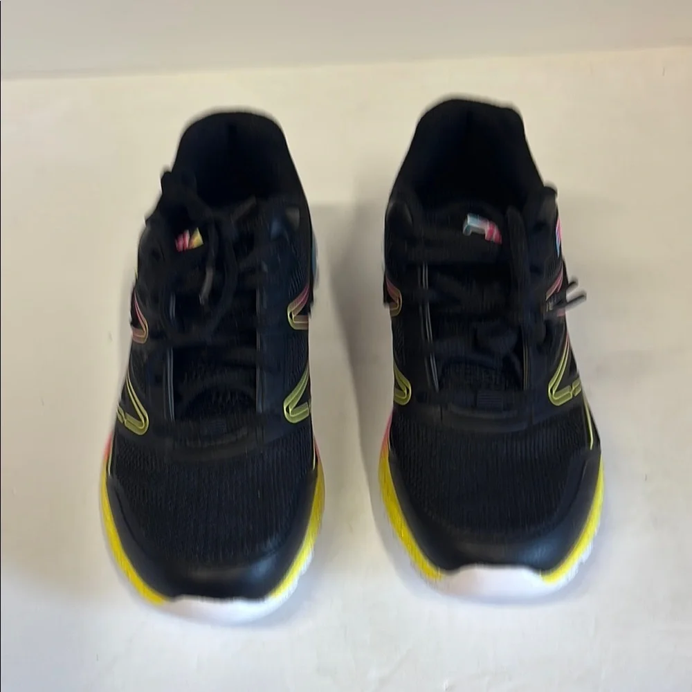 Fila Panorama Girls Black Yellow Pink Sneakers